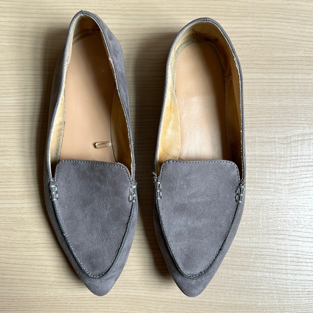 Express Gray Loafers 7